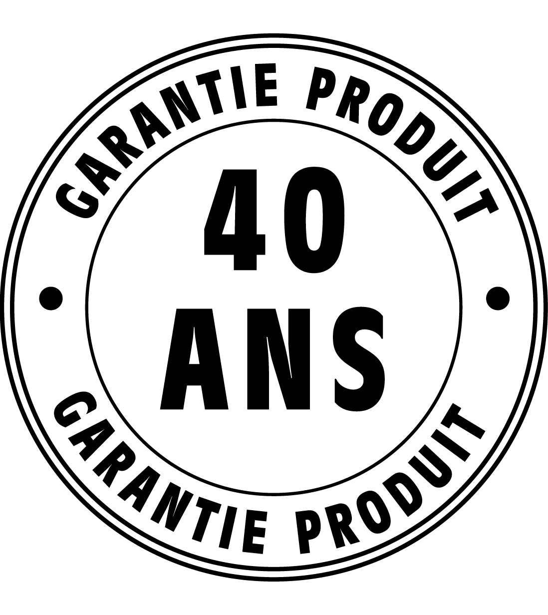 Garantie produit 40 ans